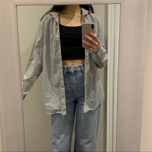 oversized patterned button up shirt - Picture 2 of 2